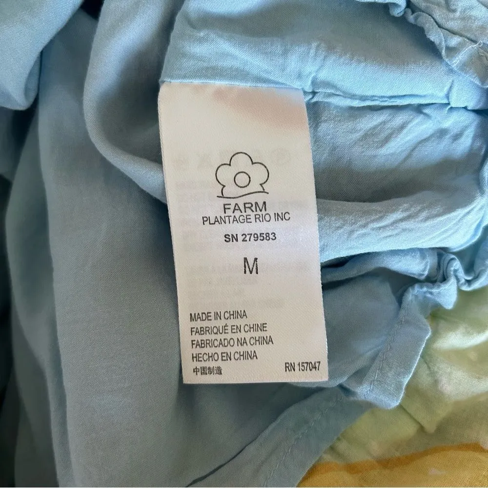 Farm Rio Mixed Floral Midi Dress in Multi Size Medium - Image 14