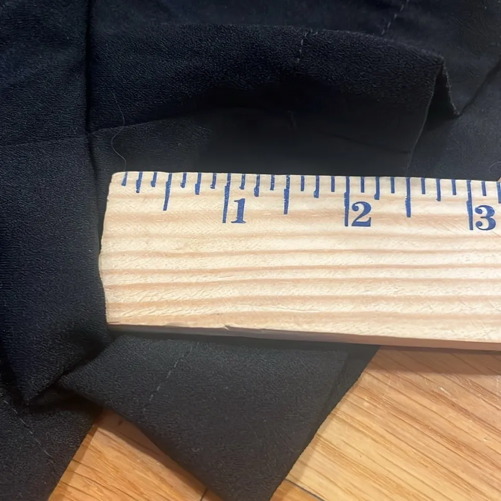 a.new day women’s black 100% polyester shorts size large . - Image 5