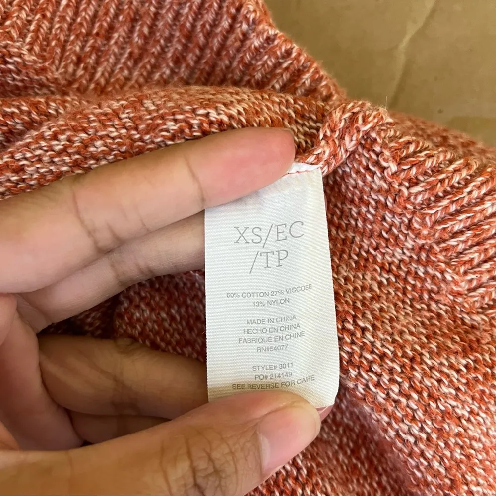 Cabi Fleck Foldover Cowl Neck Sweater - Image 8