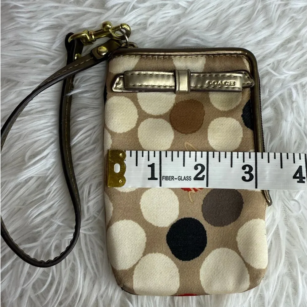 COACH Polka Dot Wristlet / Card holder Cardholder - Image 8