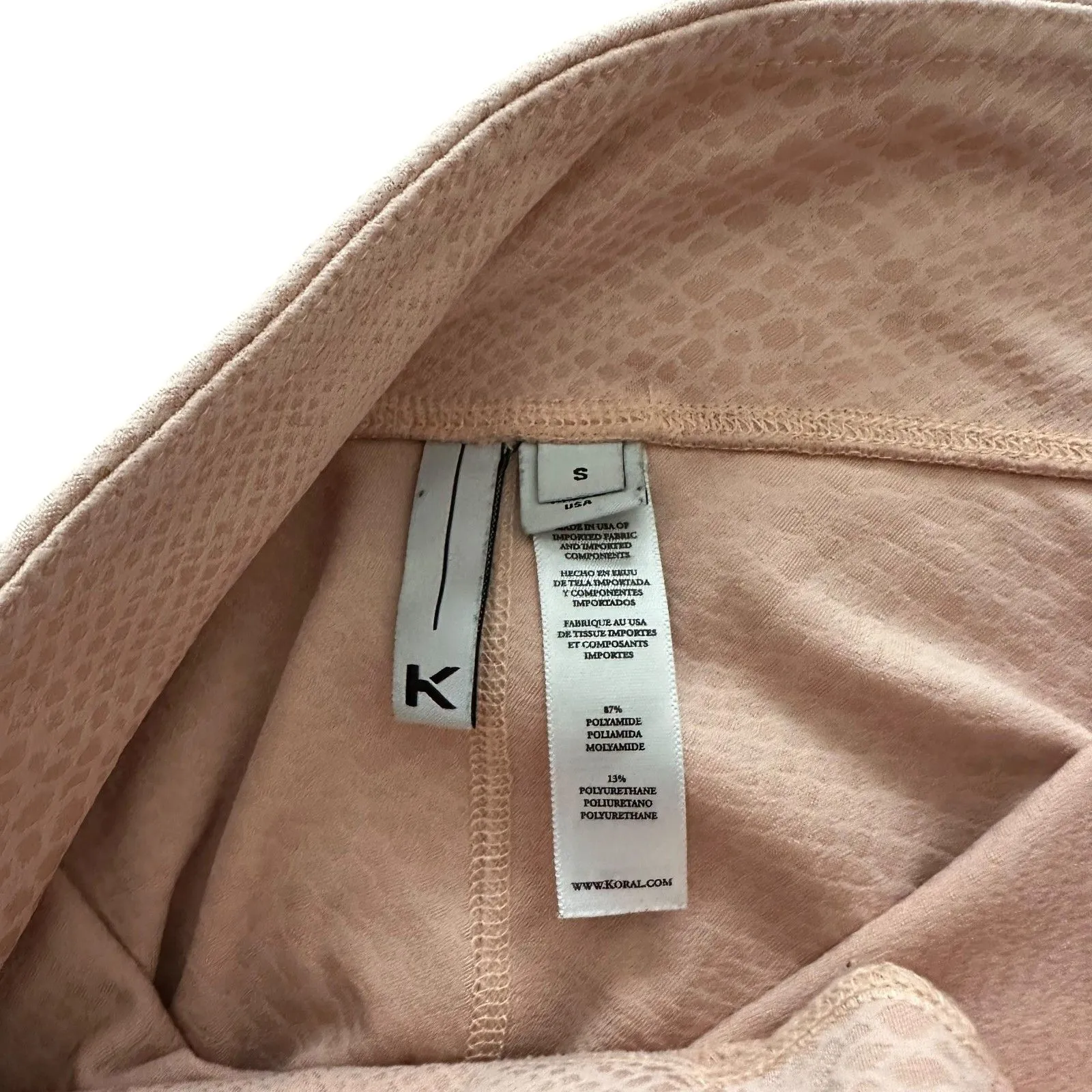 KORAL Trifecta Snake Print‎ Legging Pink Small - Image 5