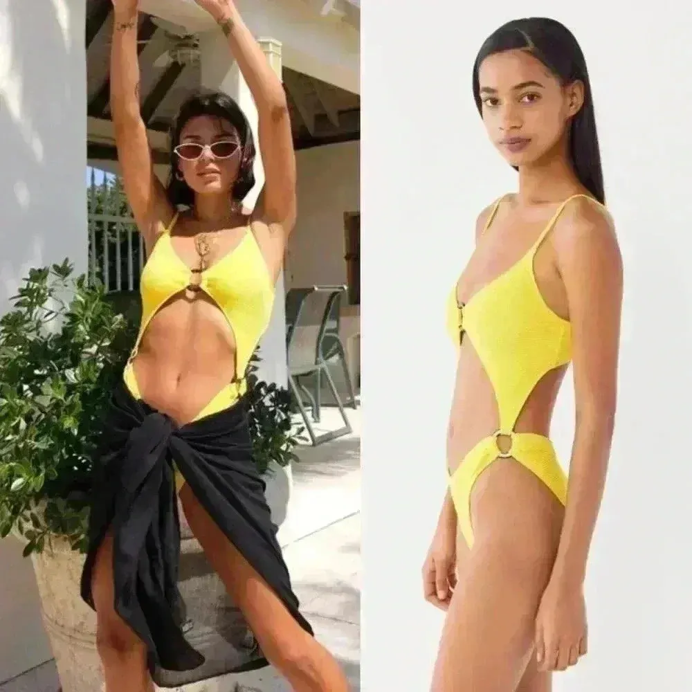 Urban Outfitters Out From Under Daya O-Ring Cutout One-Piece Swimsuit NWOT $79 - Image 12