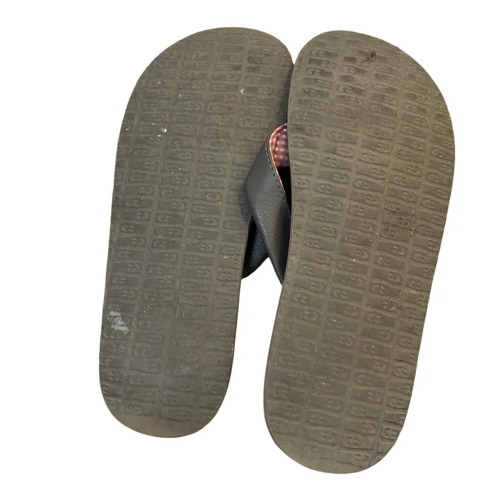 Sanuk Brown Pink Yoga Mat Flip Flop Sandals Women's Size 6 - Image 6