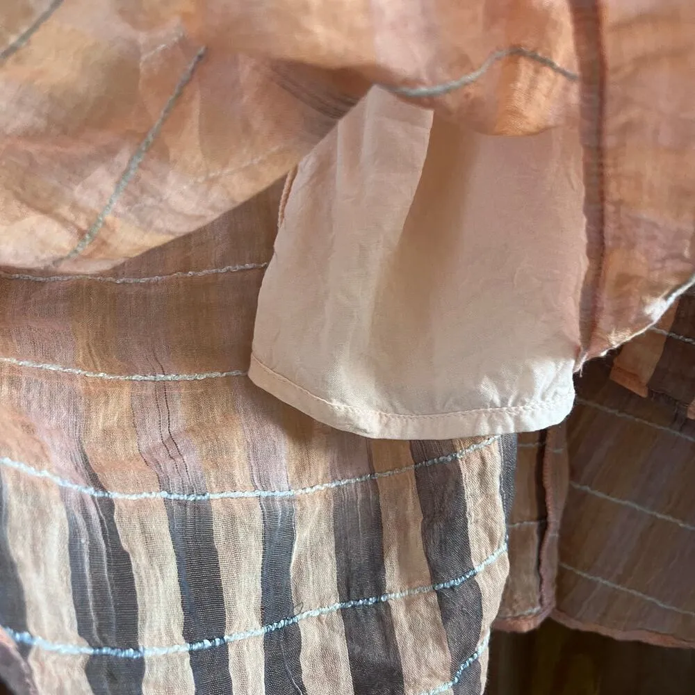 Anthropologie Akemi + Kin Ikat Halter Midi Dress Pink Size XS - Image 9