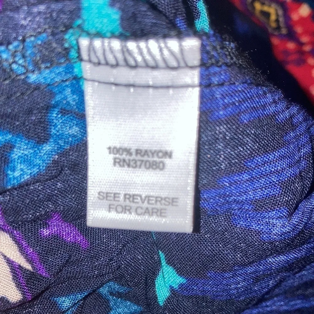 CATO Colorful Southwestern Aztec Print Top Sz S Small Blouse Shirt - Image 7