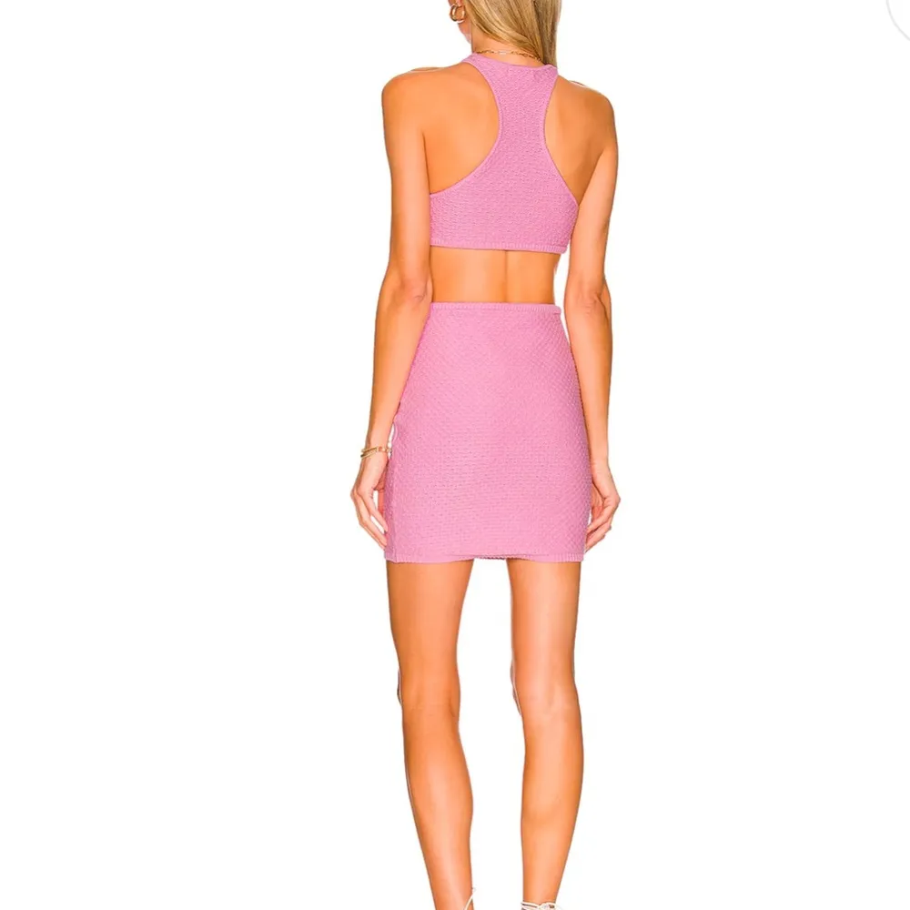 Lovers and Friends Francesca Dress in Bubble Gum Pink - Image 4