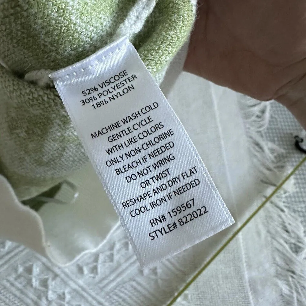 Altar’d State Mushrooms Crop Top Checkered Off White / Green Sz XS Extra Small - Image 9