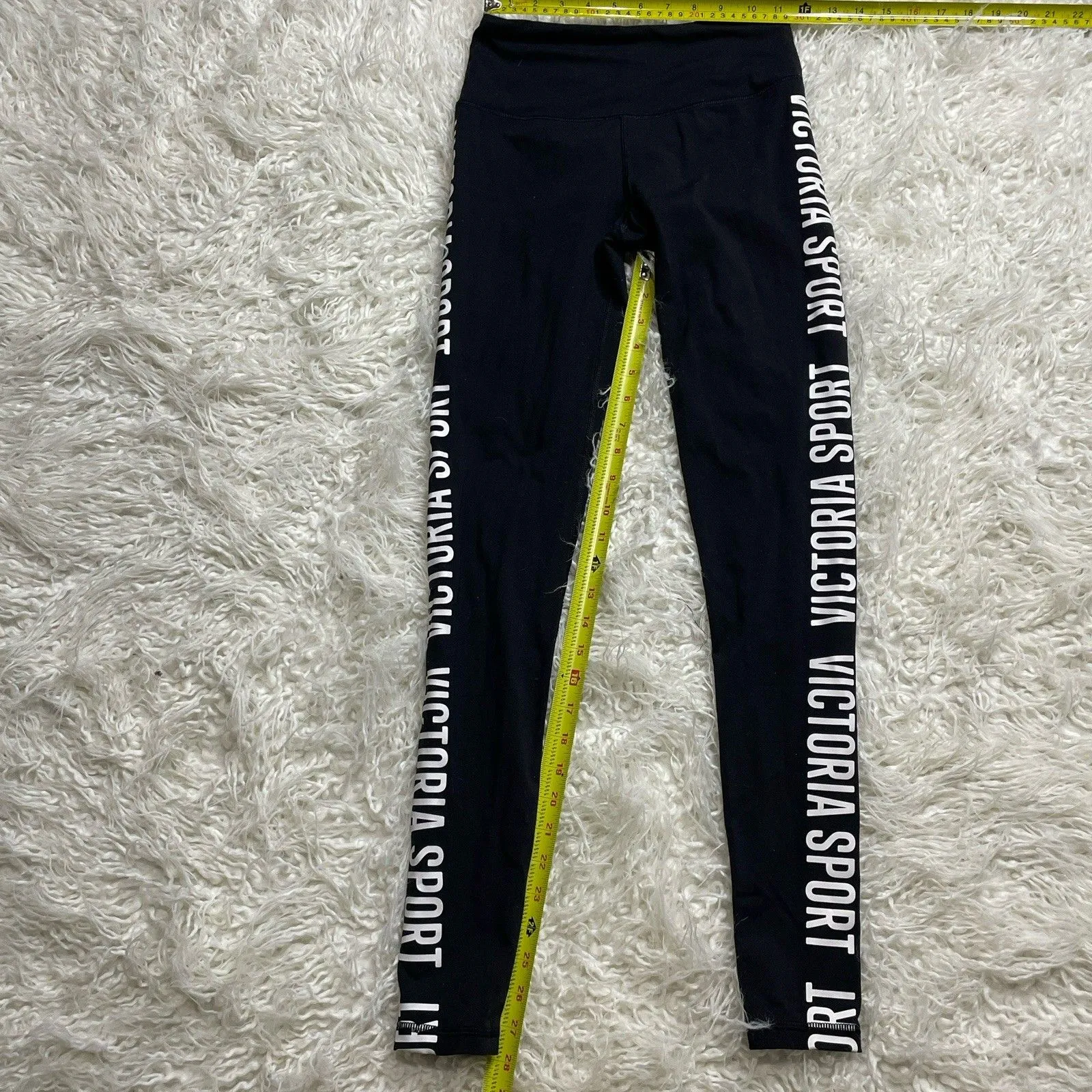 VICTORIA'S SECRET SPORT LOGO KNOCKOUT TIGHT LEGGING BLACK SIZE(XS/XP) - Image 2