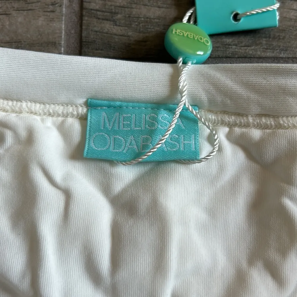 Melissa odabash Mykonos white crochet bikini bottom Size 4 - Image 4