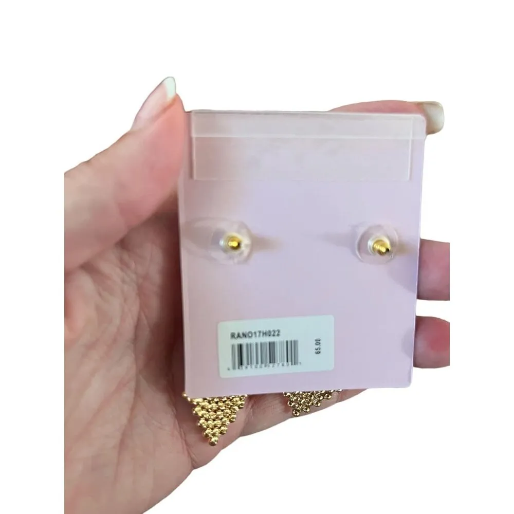 Bloomingdale’s Crystal Long Full Rhinestone Teardrop Dangle Chandelier Earrings - Image 2