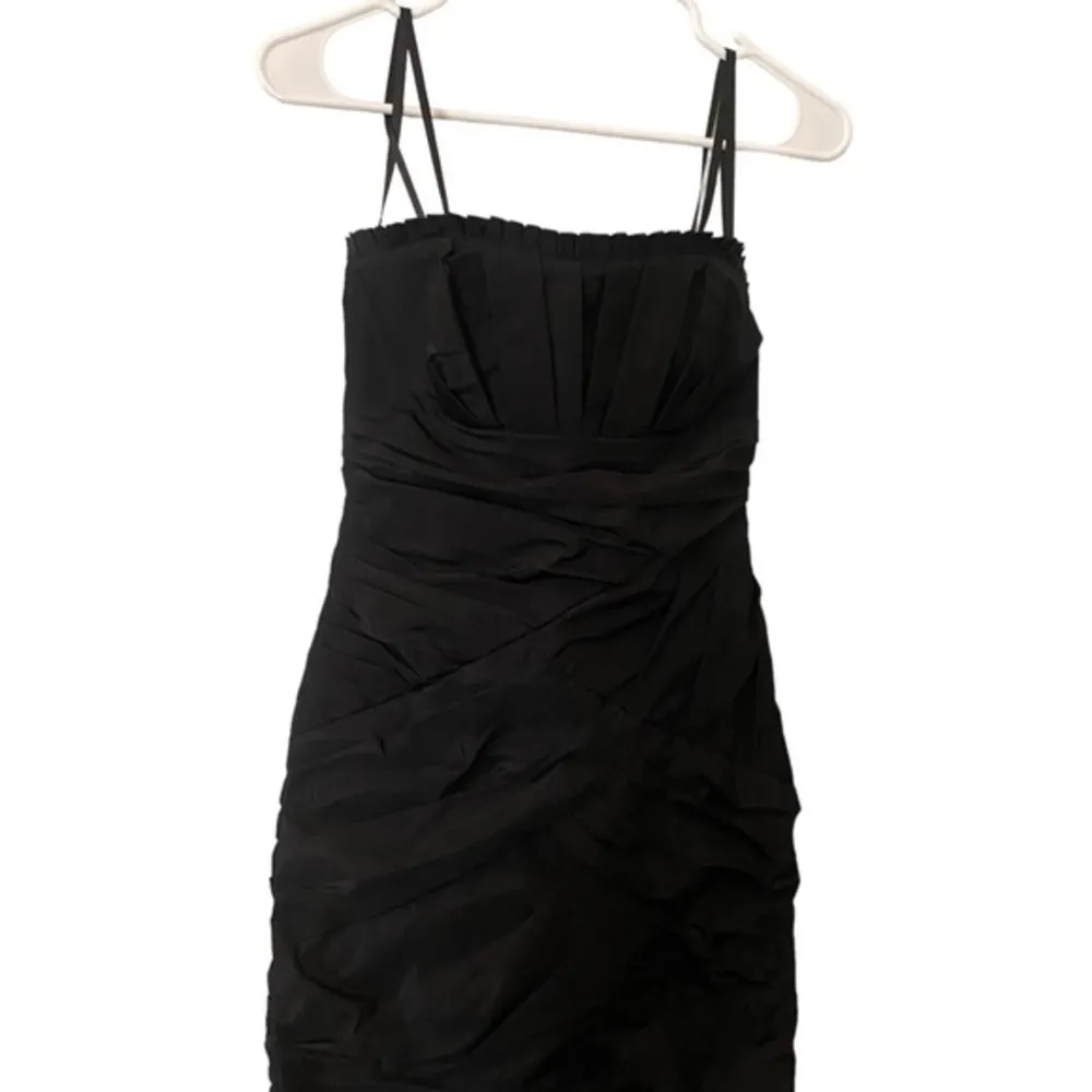 Black Spaghetti‎ Straps Cocktail Evening Party Mini Size 2 - Image 3