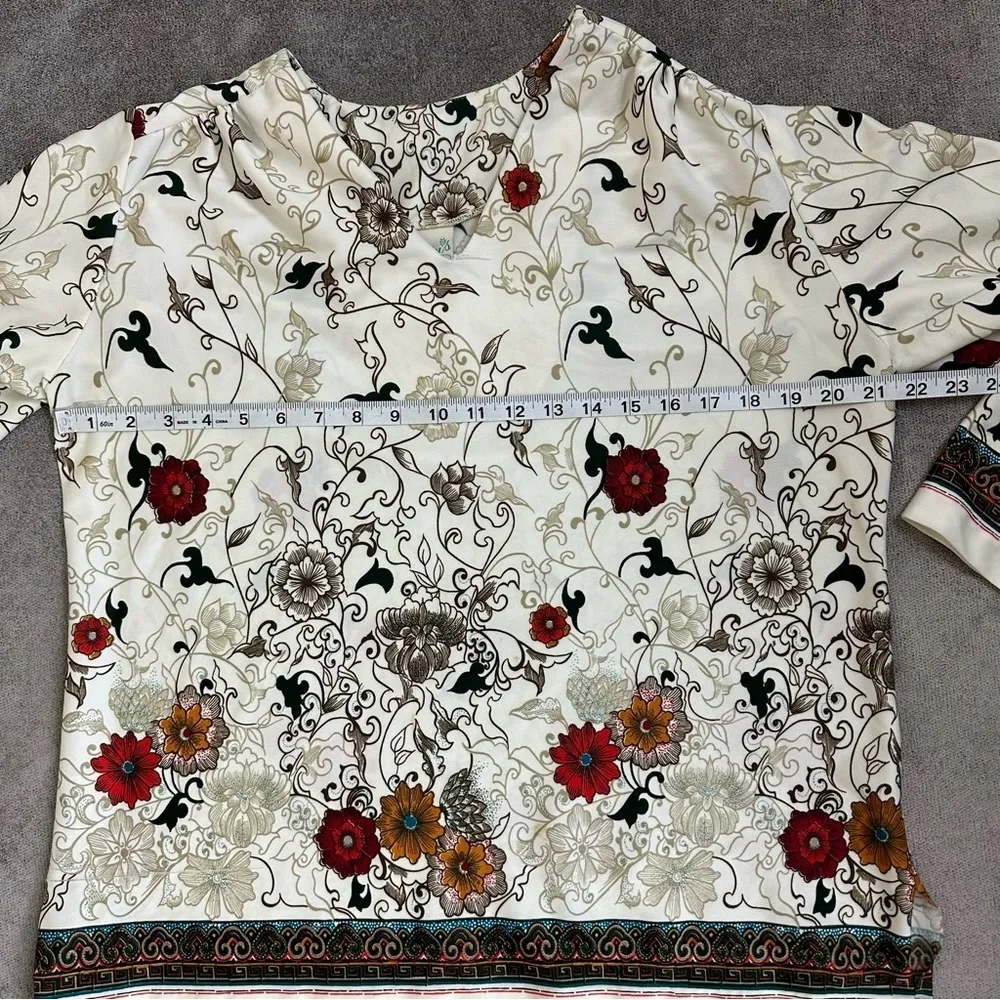 VINTAGE Patty’s of Texas Floral Top White Size undefined - Image 4