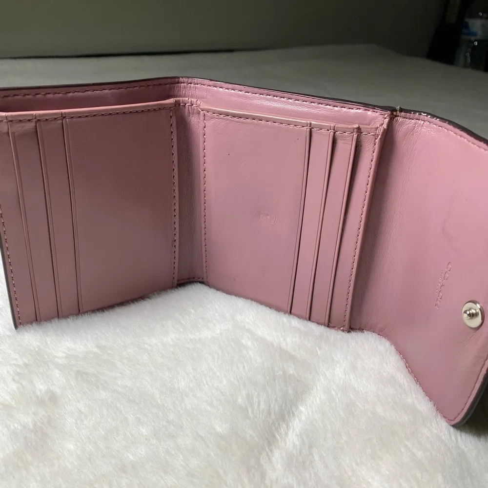 Berry Peacock Pink Leather Coach Sallet Hand Painted - Image 7