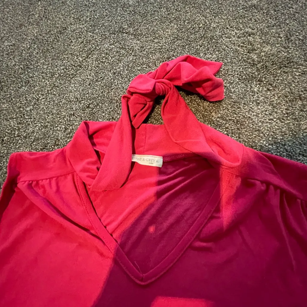 Tiffany and Grey Blouse: Size XL Pink - Image 5