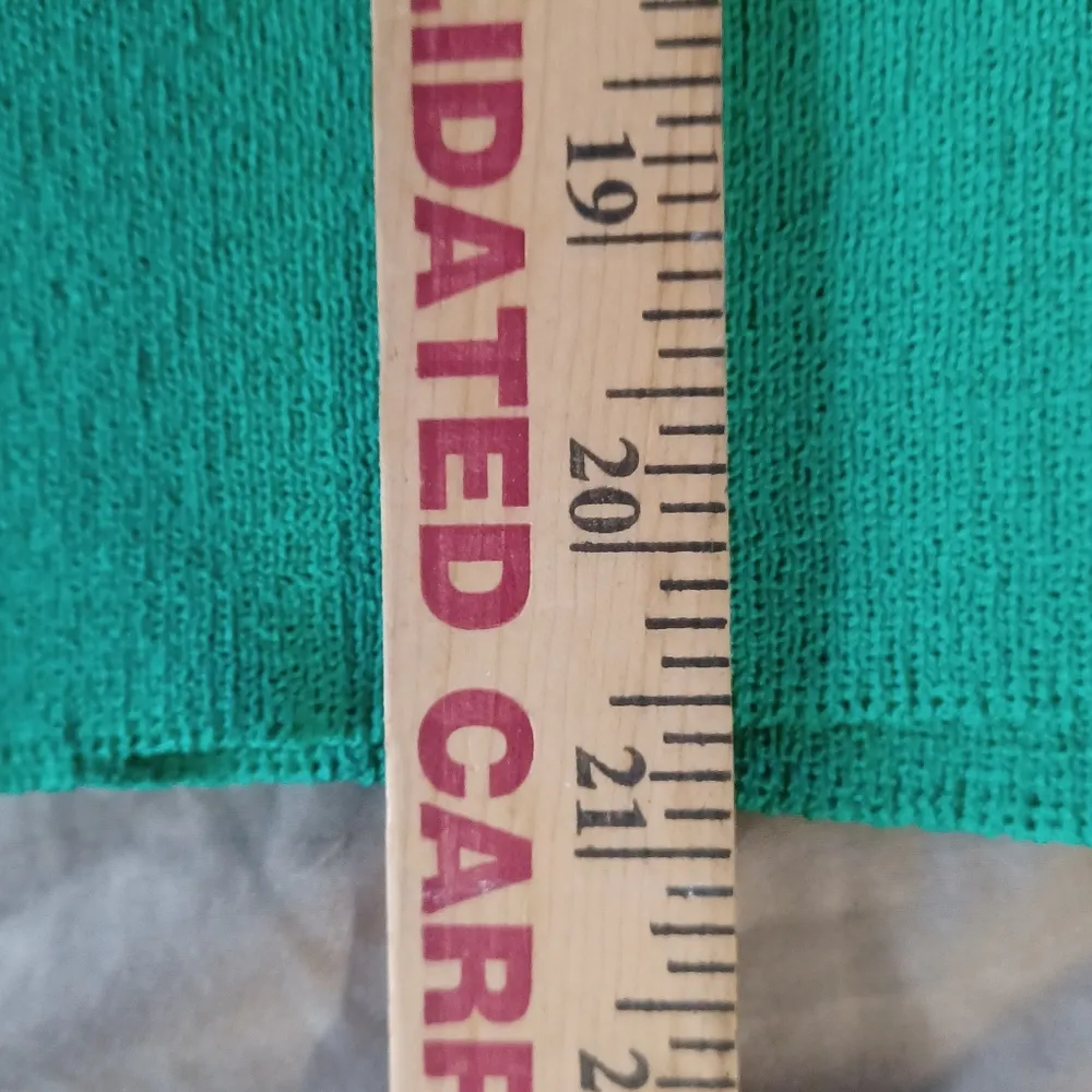 Castleberry womens vintage green paisley satin top size 10 shoulder pads - Image 5