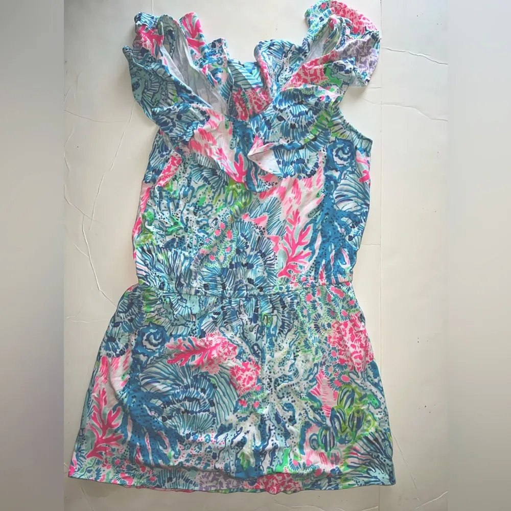 Lilly Pulitzer Ruffled Romper Size S - Image 2
