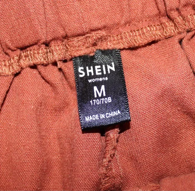 Brown Paper Bag Shorts Size M - Image 3