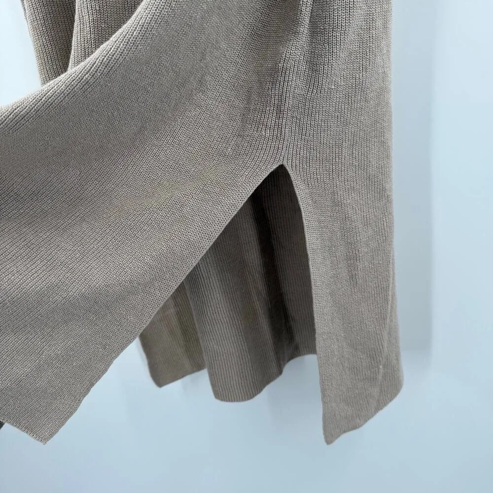 EILEEN FISHER Sweater Tank SZ Small Funnel Neck NWOT Organic Linen Cotton Tunic - Image 11