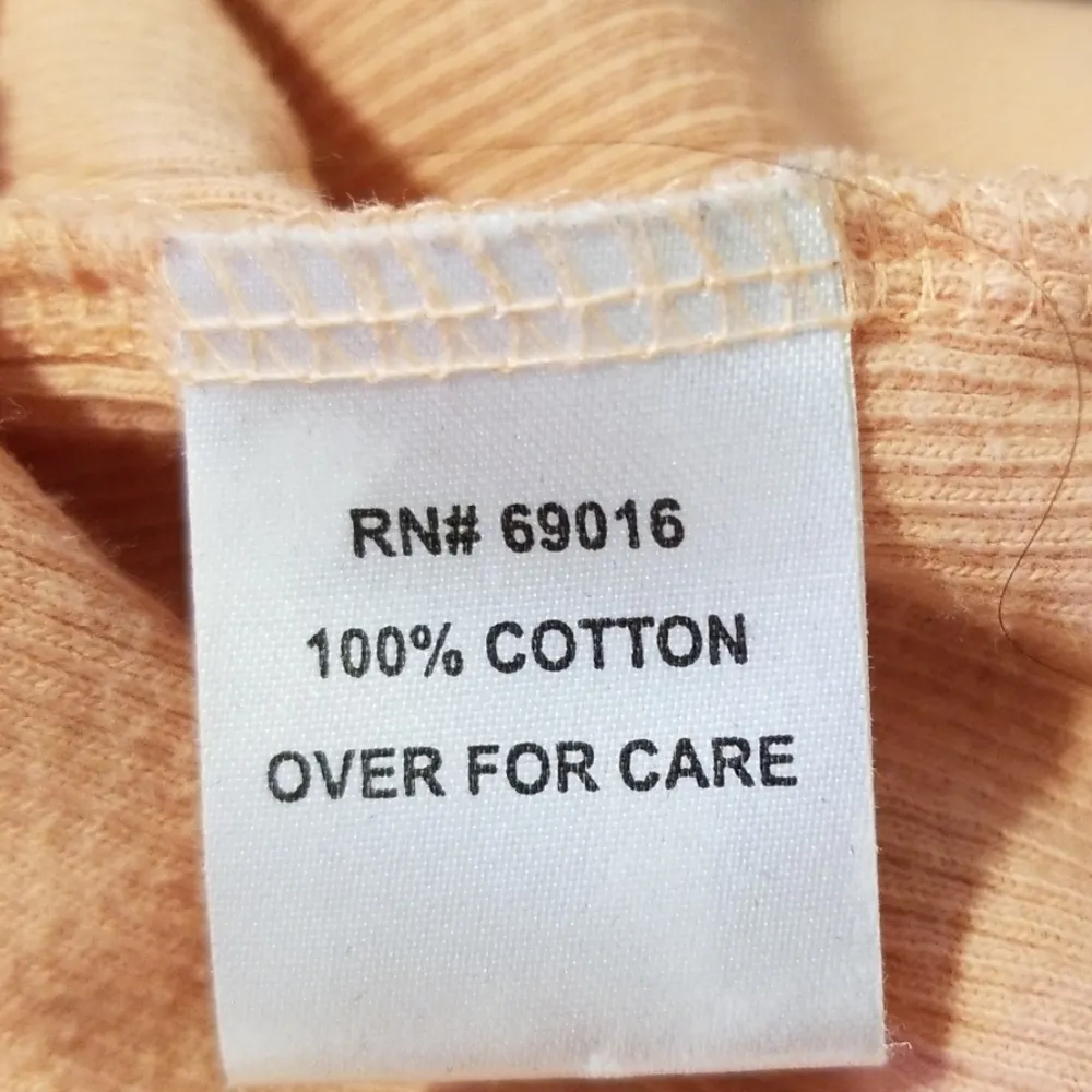 Relativity  Peach Ribbed Tank Top - Image 4