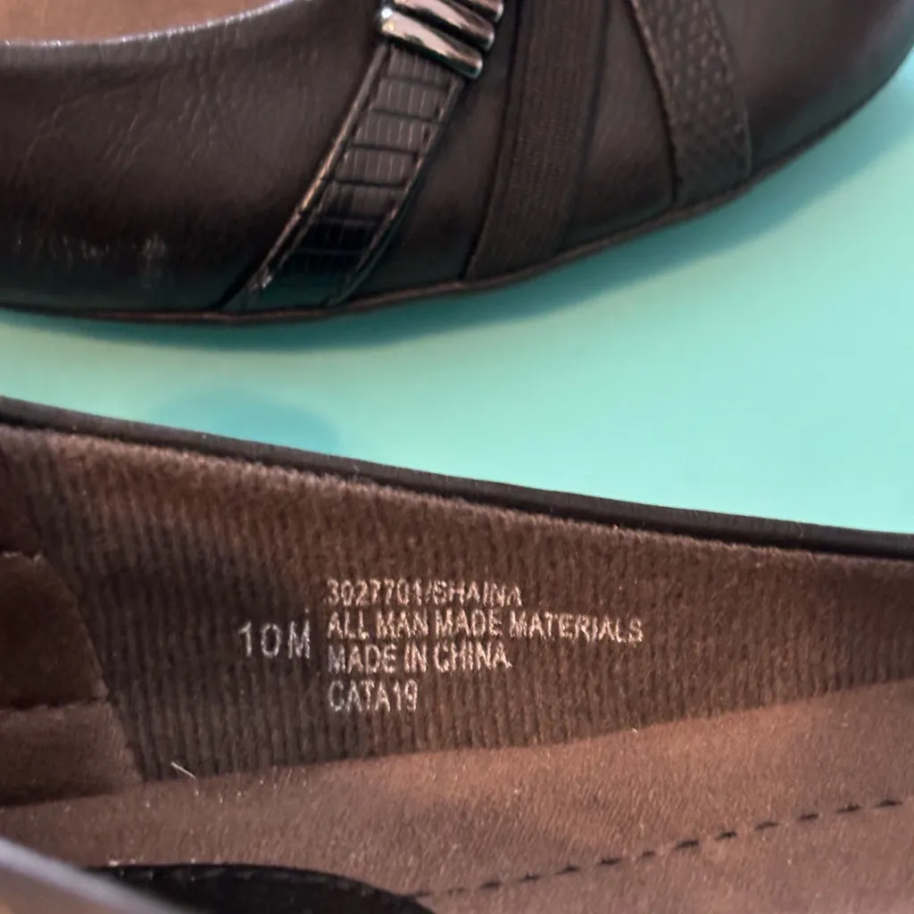 Euro Soft Black Shaina Flats Size 10 - Image 5