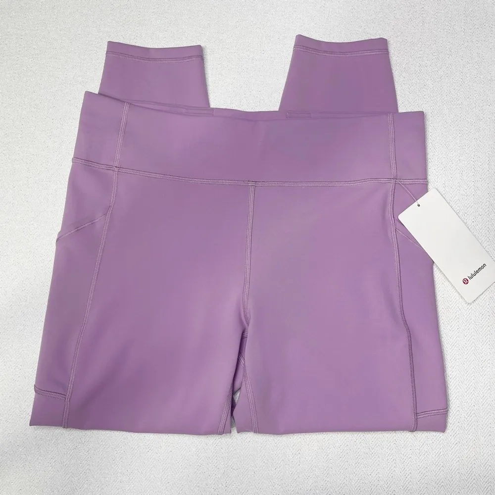Lululemon Invigorate High Rise Pant Leggings with Pockets Purple Jubilee 14 NWT - Image 8