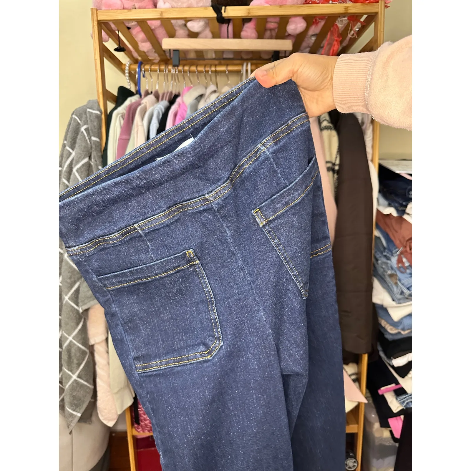 Frame Bardot Jetset Jean Size 2 Pull On Flare Jeans - Image 10