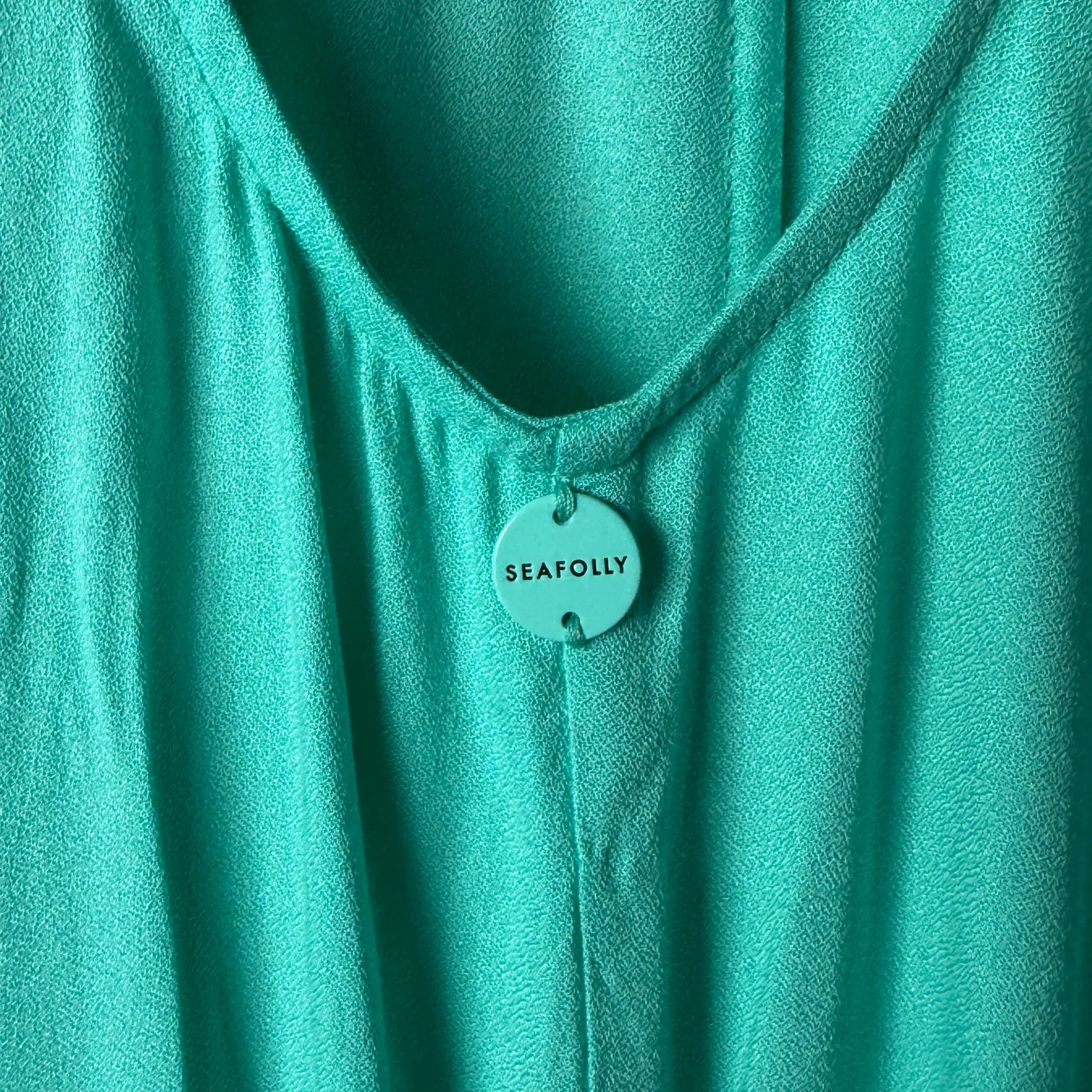 Seafolly sz S green oversized boho‎ romper NWT - Image 5