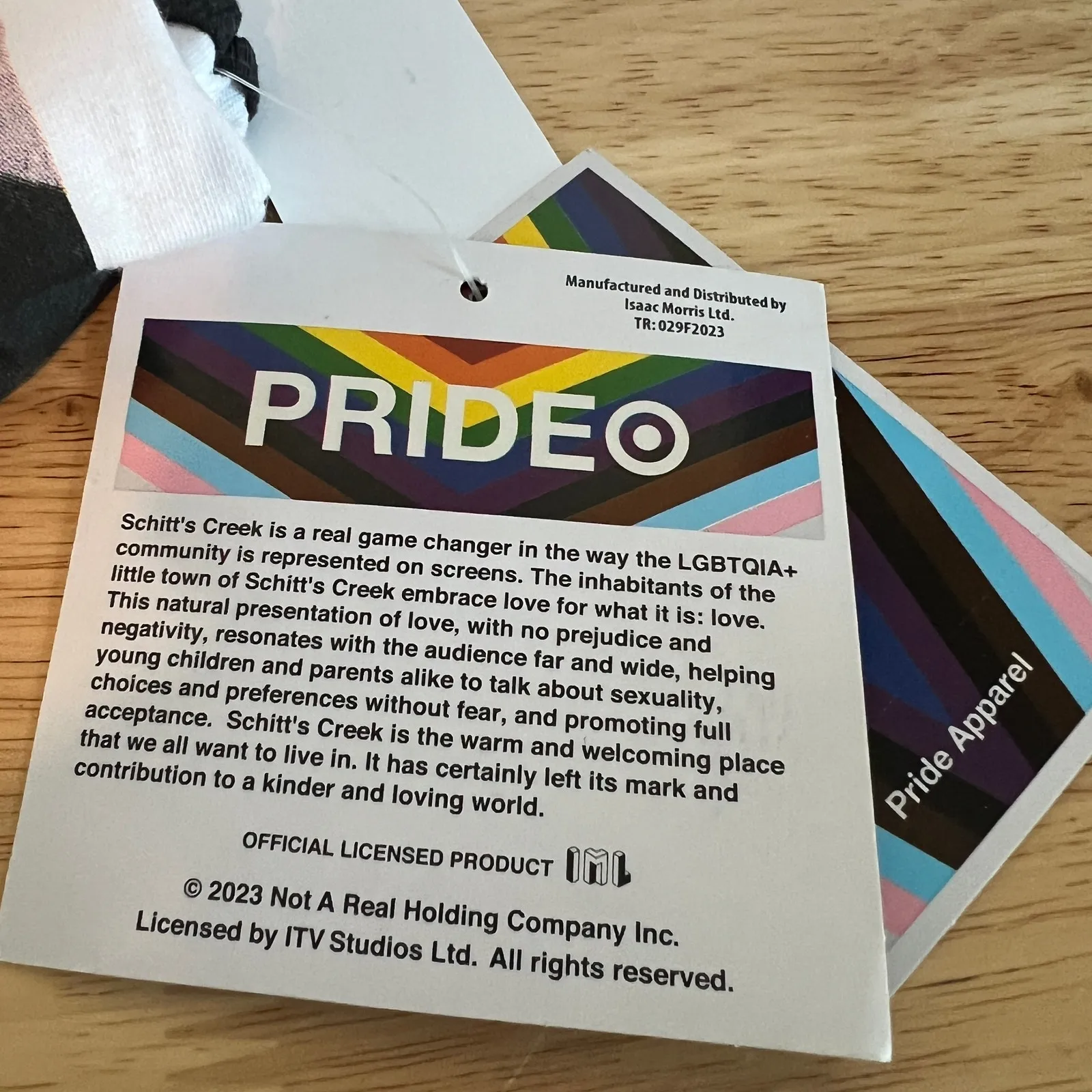 Schitt's Creek Pride Graphic White Tank Top - Image 5