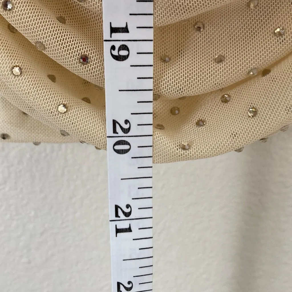 AFRM Rhinestone‎ Ruched Skirt Size Medium (H7) - Image 7