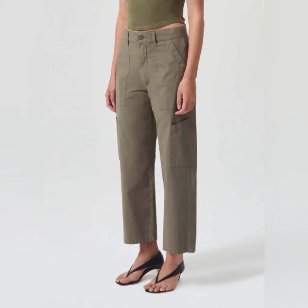 Agolde Daria Utility Cropped Pants Size 25 - Image 4