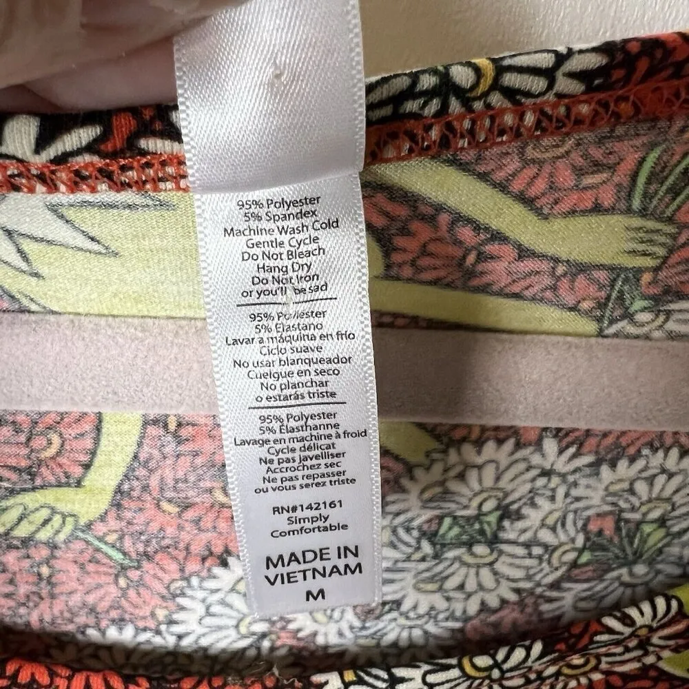 Lularoe Disney Muppets Kermit Frog‎ Women’s Size M Multicolor Short Sleeve Top - Image 6