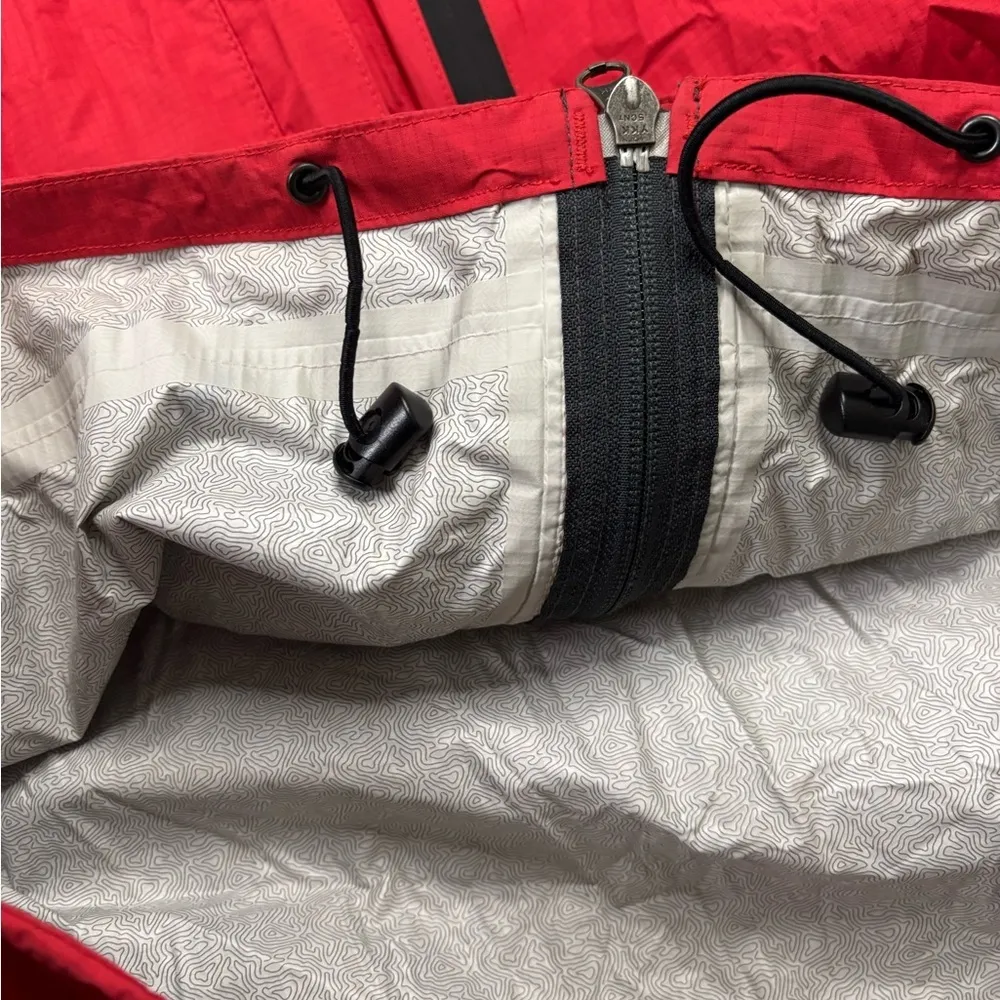 REI Jacket Women’s Size XL Red E1 Elements Full Zip Pockets Hooded Nylon Rain - Image 4