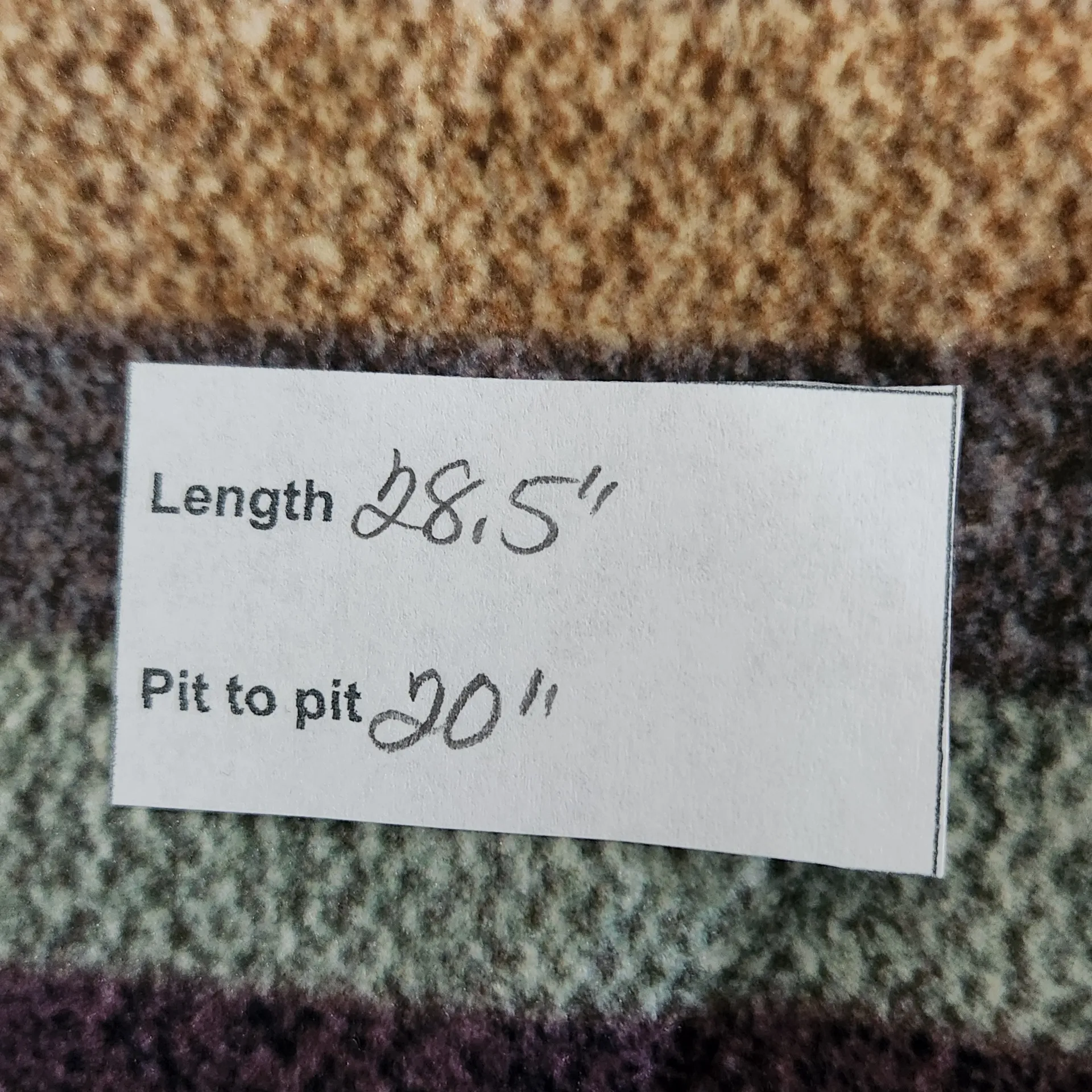 Exclusive Colorful Striped Hoodie NWT Sz Medium Women's Oversized Stripe Shacket Brown - Image 2