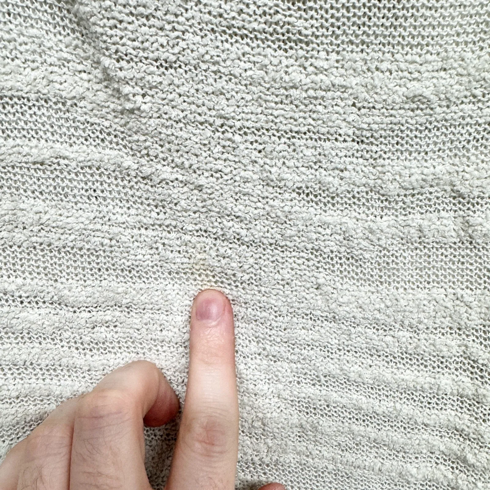 Free People Sweater Women Size Small Ivory Cowl Neck Long Sleeve Blouse Boho - Image 3