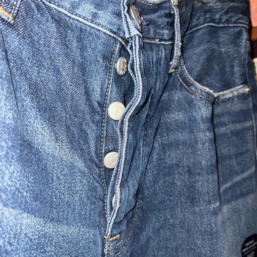 J CREW Vintage Wide Leg Jeans NWT Size 29 Tall - Image 5