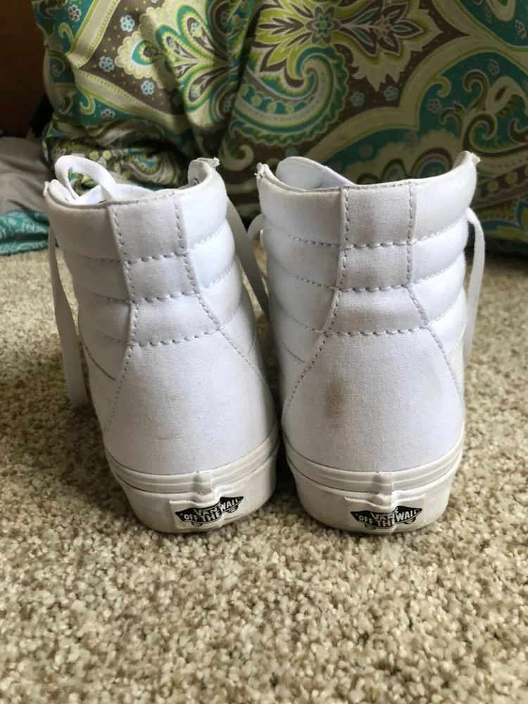 Vans White High Tops - Image 4