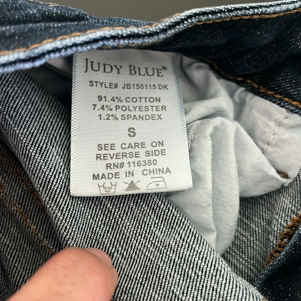 Judy Blue Distressed Denim Shorts - Image 5