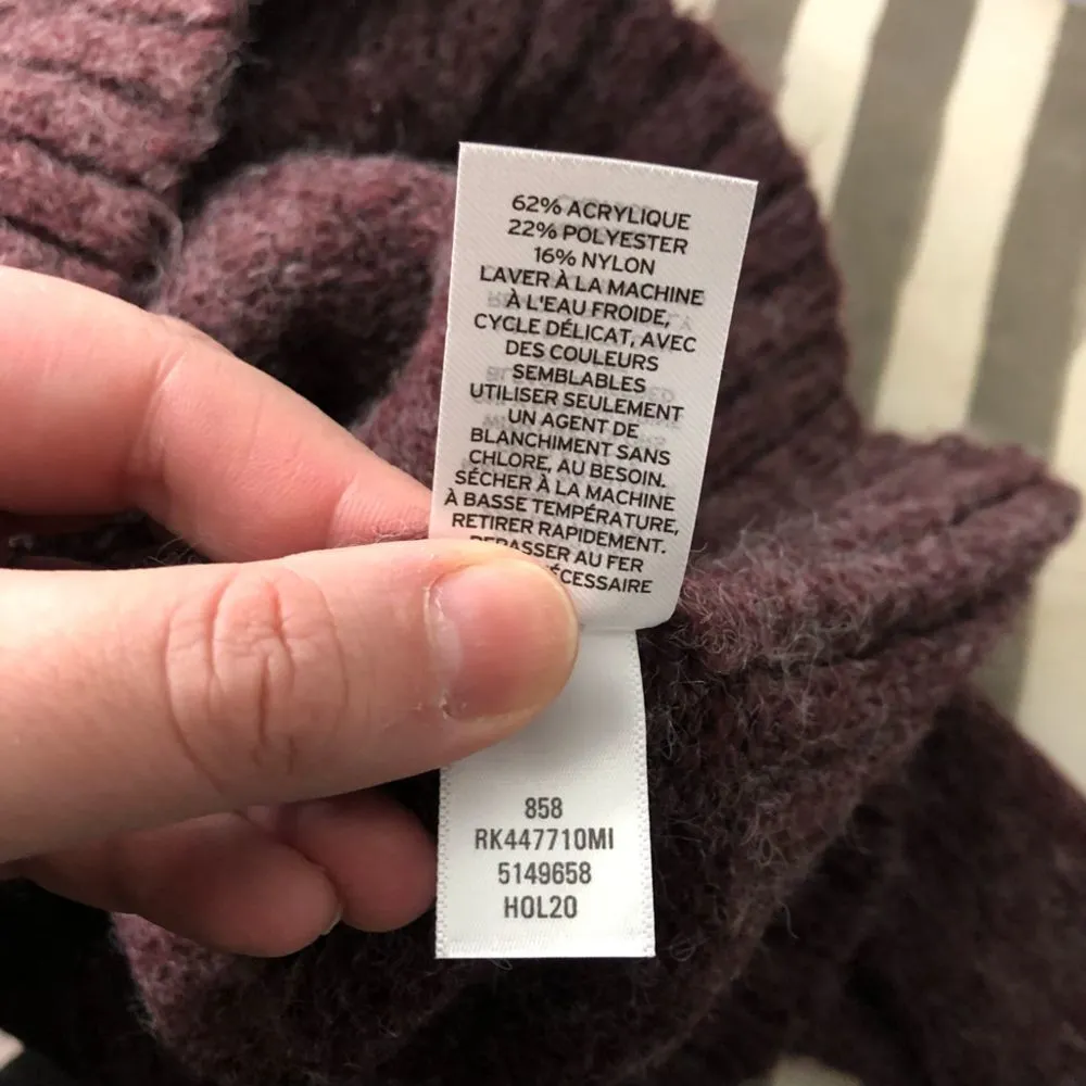 🔥5 for $25 sale🔥 abound burgundy NWT fuzzy furry v neck sweater - Image 9