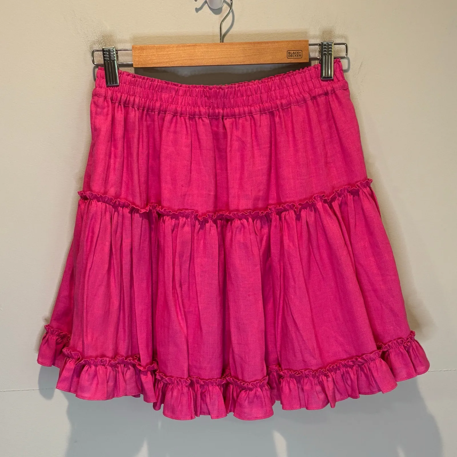 Hill House NWT the Paz Skirt in Bougainvillea Pink - size Medium - Image 2