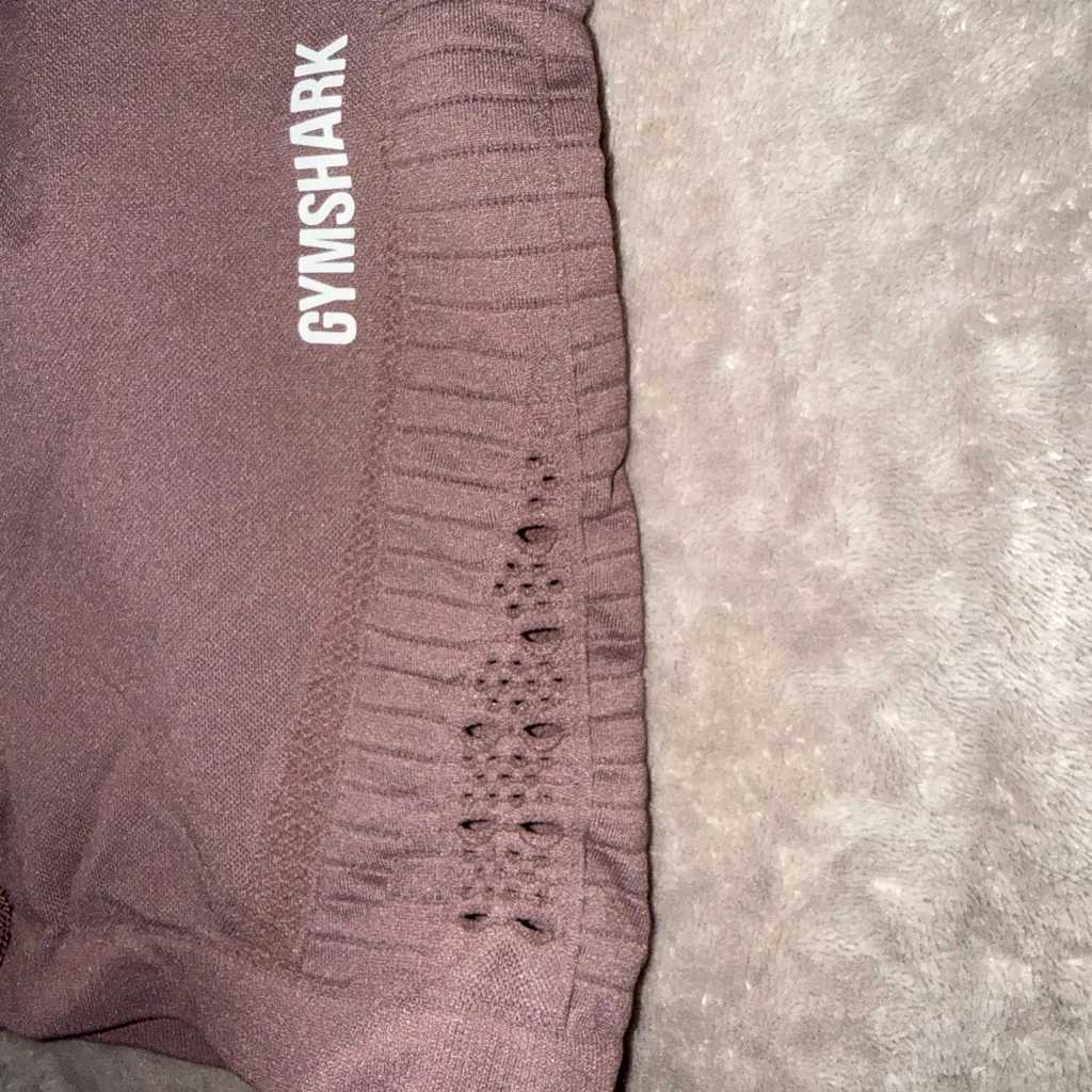 Gymshark Women's Mauve Compression Bike Shorts XS - Image 3