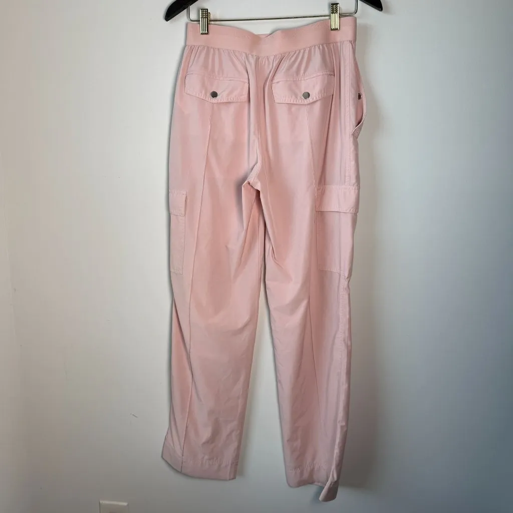 Athleta Vienna Cargo Pants High Rise Straight Leg Pink Sz 8 Travel Outdoors Athl - Image 6