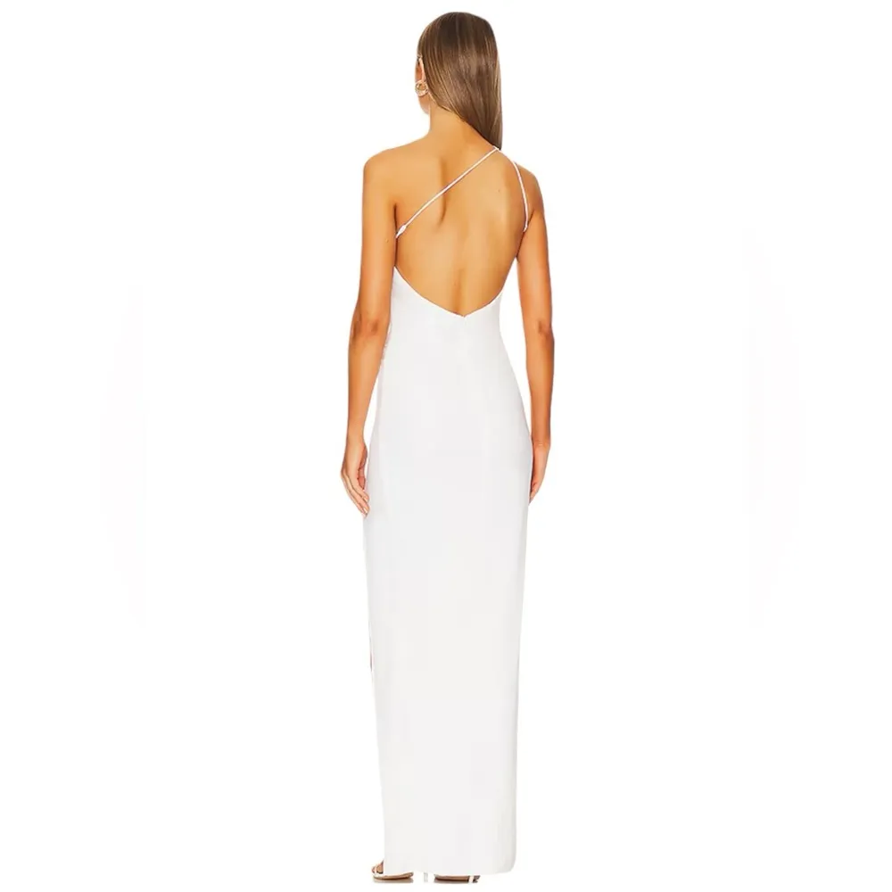 Katie May x Revolve - Brittany Gown in Silver Dusted Ivory Sz M - Image 3