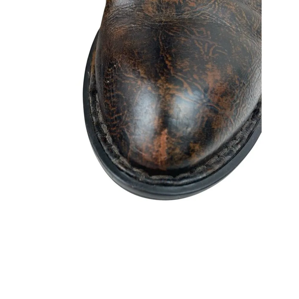 BORN Boots Womens Size US 5.5 Brown Leather Distressed Western Cowgirlcore Boho - Image 8