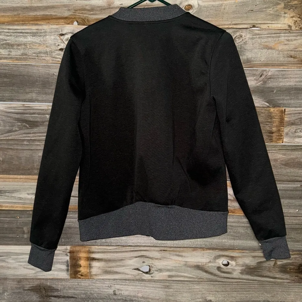 Nike Women's Golf Wool Bonded Bomber Jacket- size M- polyester Dark grey - Image 4