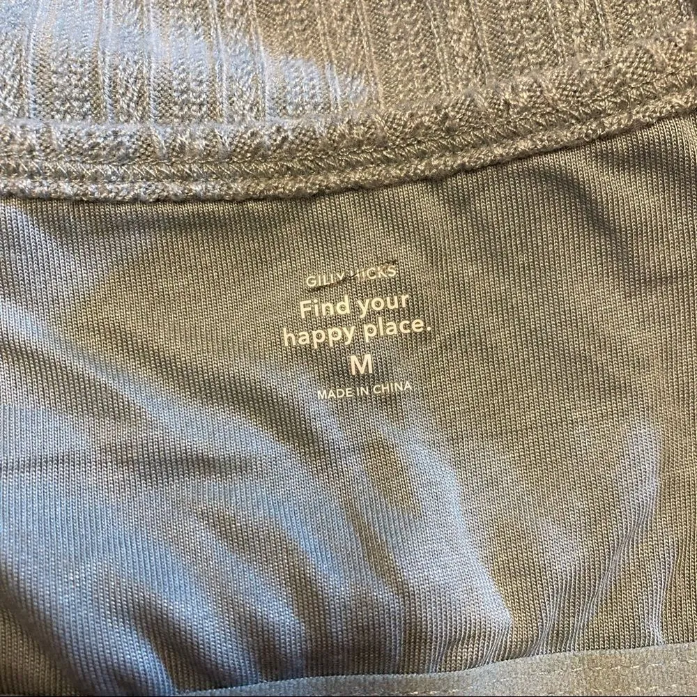 Gilly Hicks Hollister Pointelle Knit Blue Bralette Cropped Padded Medium NWOT - Image 5