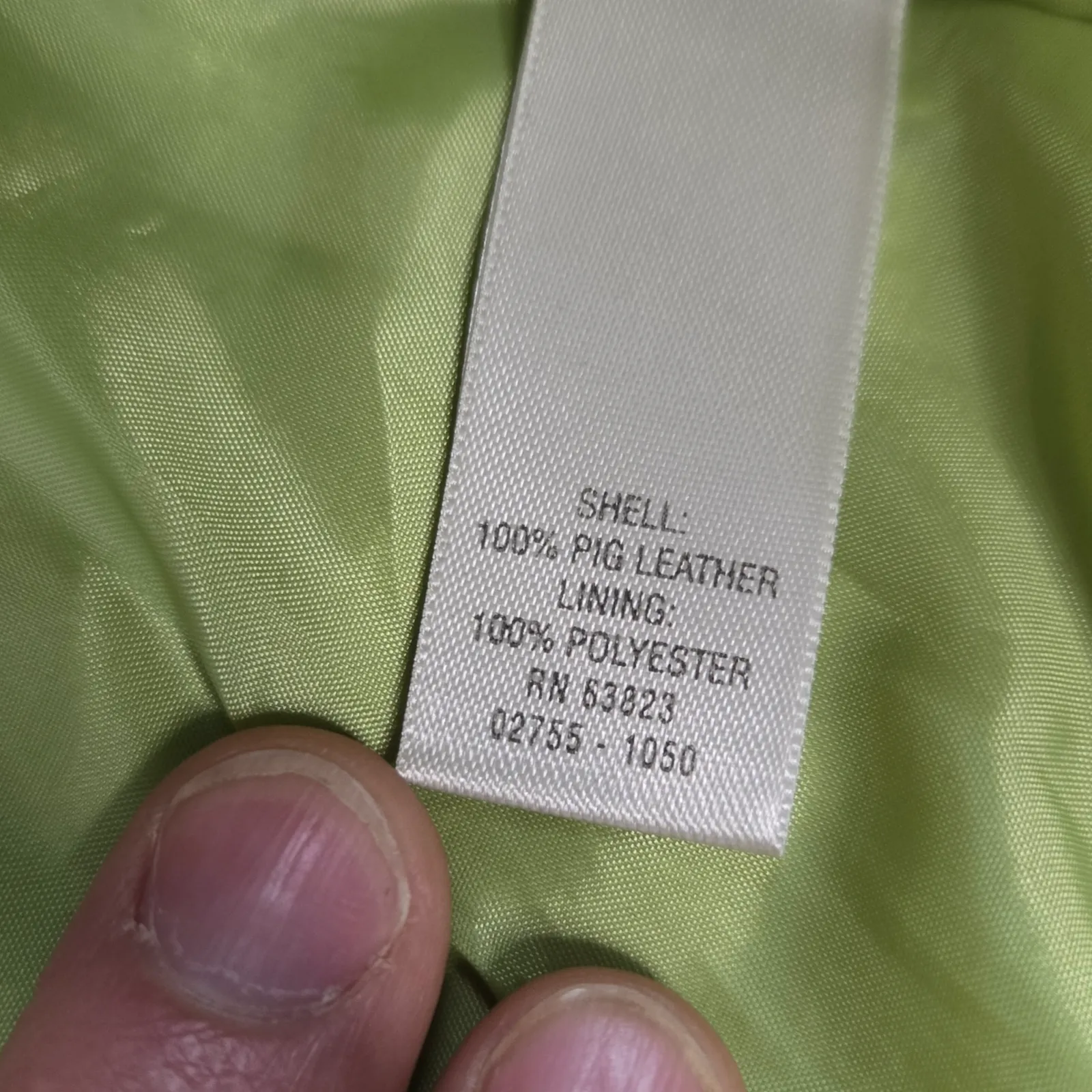 Y2K CJ Banks Spring Light Green Suede Snap Button V Neck Leather Jacket Size 2X - Image 6