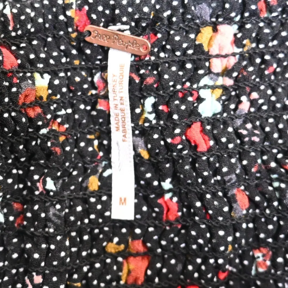 Free People Womens M Black Sun's Out Halter Crop Top - Image 8