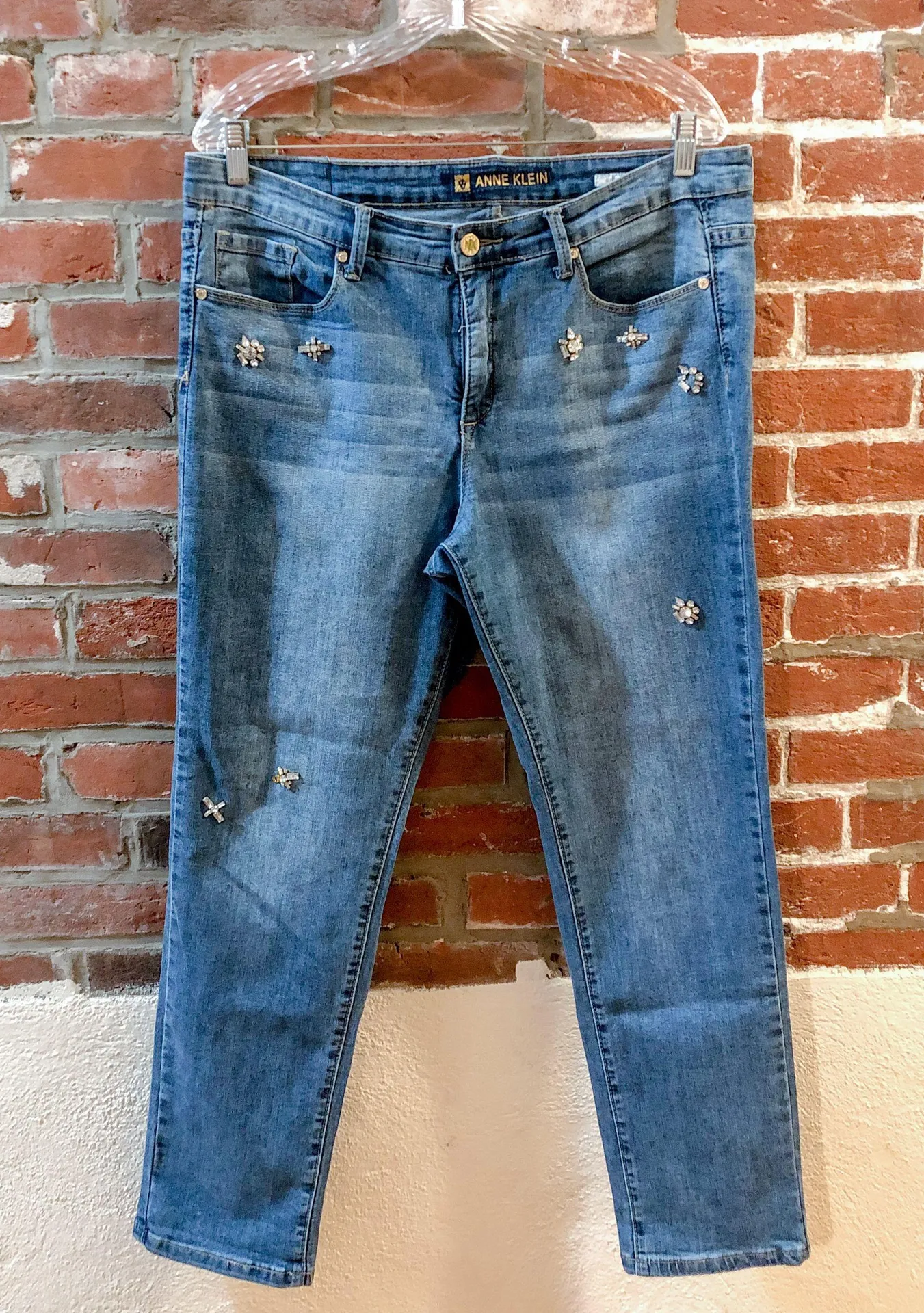 Embroidered Denim Jeans - Image 3