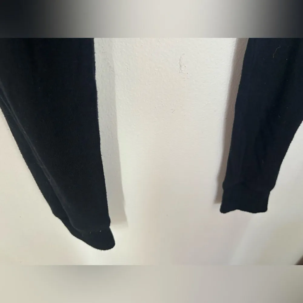 American Eagle black soft drawstring brushed fleece jogger size XS - Image 7