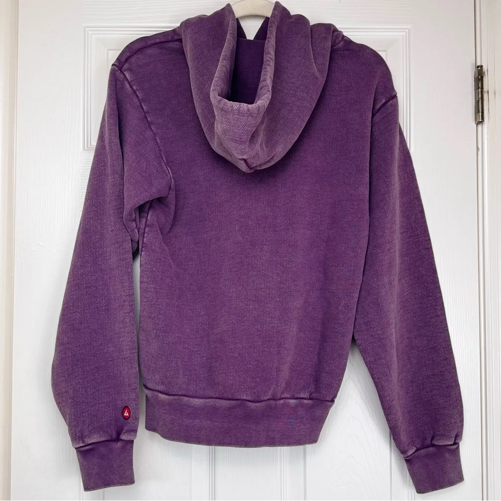 NEW American Giant The New Vintage Pullover Hoodie Sweatshirt Men’s Women’s XS Purple - Image 5